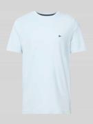 T-shirt met logostitching