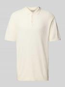 Regular fit poloshirt met structuurmotief, model 'Karl'