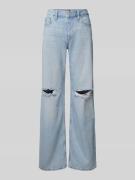 Wide leg jeans van een mix van katoen en lyocell, model 'MIA'