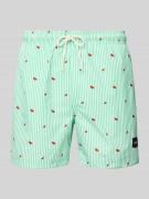 Regular fit korte zwembroek met labelpatch, model 'STMAUI'
