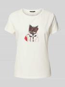 T-shirt met motiefprint