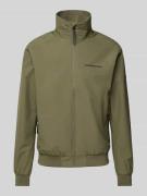 Windbreaker met labelstitching