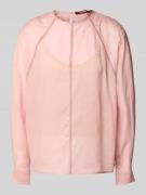 Blouse met ronde hals, model 'EDILE'