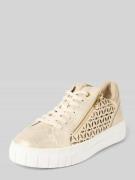 Sneakers met veter- en ritssluiting