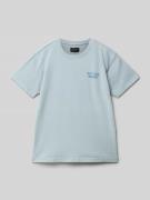 T-shirt met labelprint