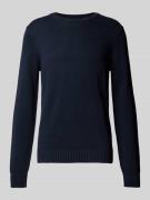 Gebreide pullover met linnen, model 'TAIL'