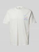 Oversized T-shirt met labelprint