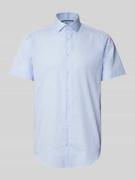 Regular fit zakelijk overhemd met kentkraag