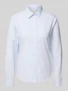 Regular fit overhemdblouse met labelstitching