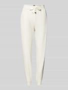 Regular fit sweatpants met galonstrepen
