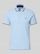 Slim fit poloshirt met logostitching, model 'PAULOS'
