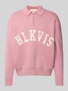 Gebreide pullover met polokraag