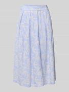 Midirok met plooien, model 'KYLIE'