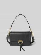 Handtas met labeldetail, model 'TEMI'