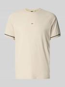 T-shirt met labeldetail