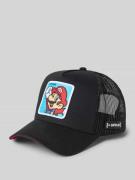 Baseballpet met motiefstitching