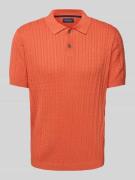 Poloshirt met ribboorden
