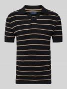 Poloshirt met V-hals