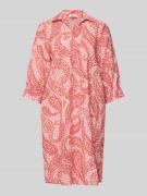 Oversized overhemdjurk met steekzakken