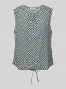 Relaxed fit top van puur katoen