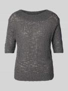Gebreid shirt met ronde hals