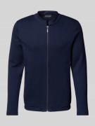 Sweatjack met opstaande kraag