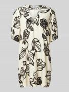 Mini-jurk met V-hals