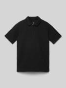 Regular fit poloshirt met structuurmotief, model 'BENJA'