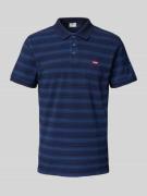 Standard fit poloshirt met labelstitching