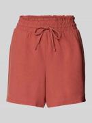Loose fit korte broek van een mix van viscose en linnen, model 'MYMILO...