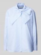 Relaxed fit strikblouse met borstzakken