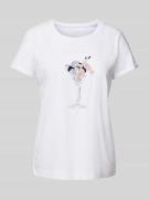 T-shirt met motiefprint