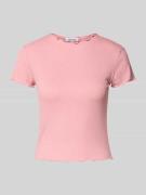 T-shirt met ronde hals, model 'Randi'