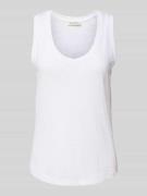Regular fit tanktop van katoenen slubjersey