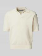 Poloshirt met structuurpatroon
