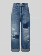 Baggy fit jeans met opgestikte zakken