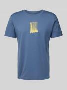 T-shirt met labelprint