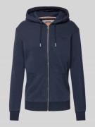 Sweatjack met labelstitching