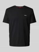 T-shirt met labelprint, model 'Dero'