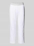 Slim fit joggingbroek met verkort model, model 'Sue'