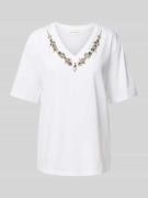 T-shirt met siersteentjes