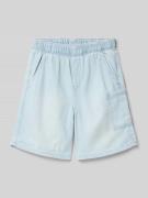 Relaxed fit korte jeans van puur katoen