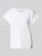 T-shirt met motiefstitchings