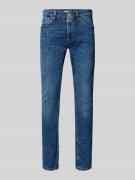 Slim fit jeans in 5-pocketmodel, model 'WARP'