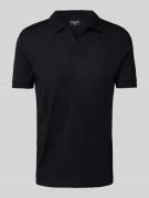 Poloshirt met ribboorden, model 'Clark'