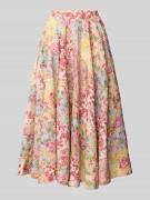 Midirok met broderie anglaise