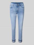 Slim fit jeans met viscose in 5-pocketmodel