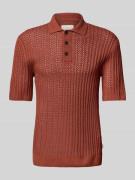 Poloshirt met structuurmotief, model 'JOEL'