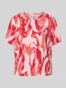 Regular fit T-shirt met plissé