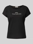 Regular fit T-shirt van puur katoen